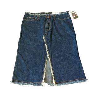 Vintage Y2k NWT Xoxo Jeans Denim Skirt Size 5/6